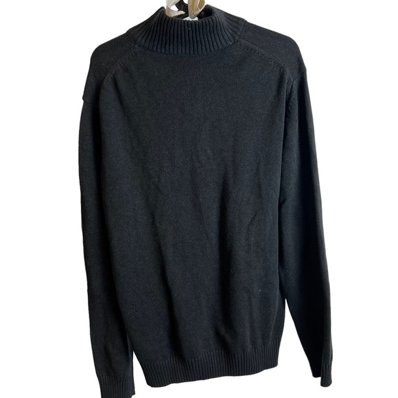 Rodd & Gunn 1/4 zip knit cotton sweater Mens size medium Granite dark gray - Picture 3 of 8